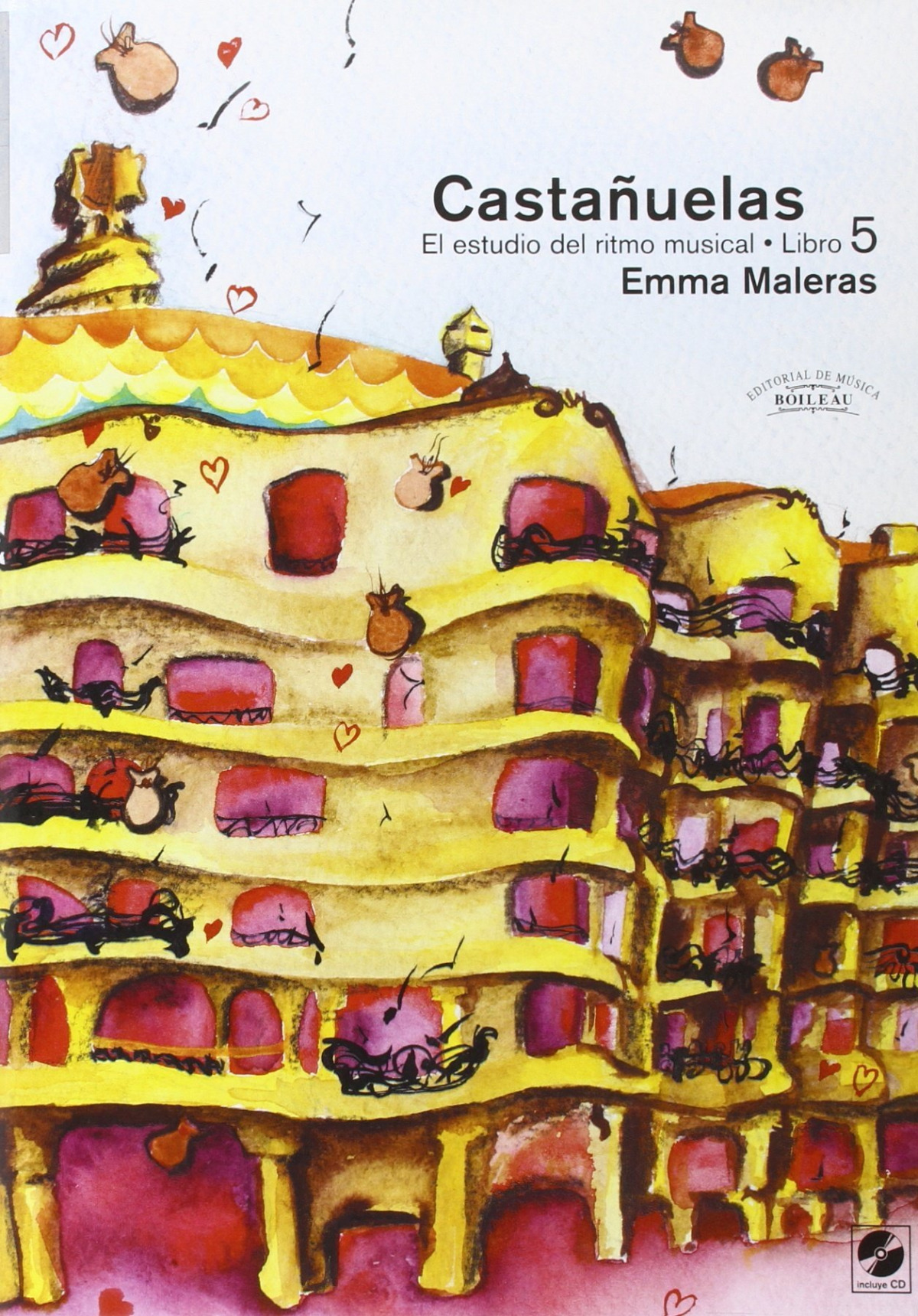CASTAÑUELAS 5- El estudio del ritmo musical (+CD) - MALERAS, Emma