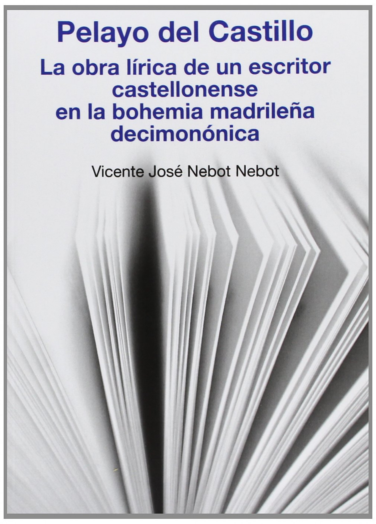 Pelayo del Castillo: la obra l�rica de un escritor castellon