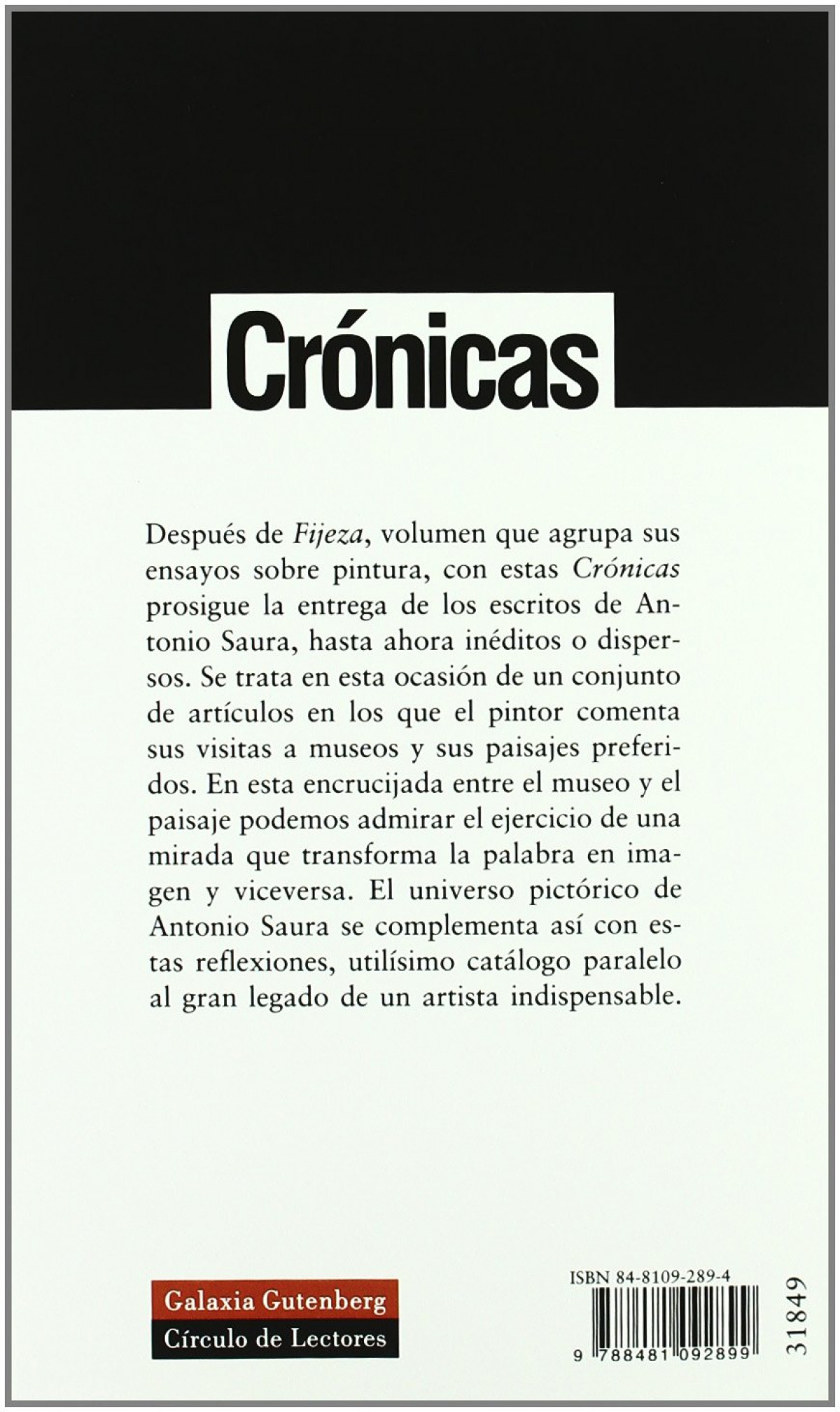 Crónicas Artículos - Saura, Antonio