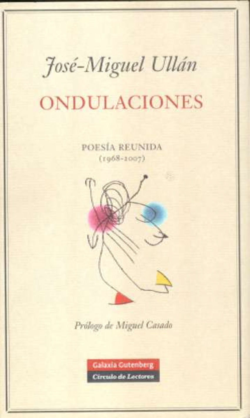 Ondulaciones Poesía reunida (1968-2007) - Ullán Hernández, José-Miguel