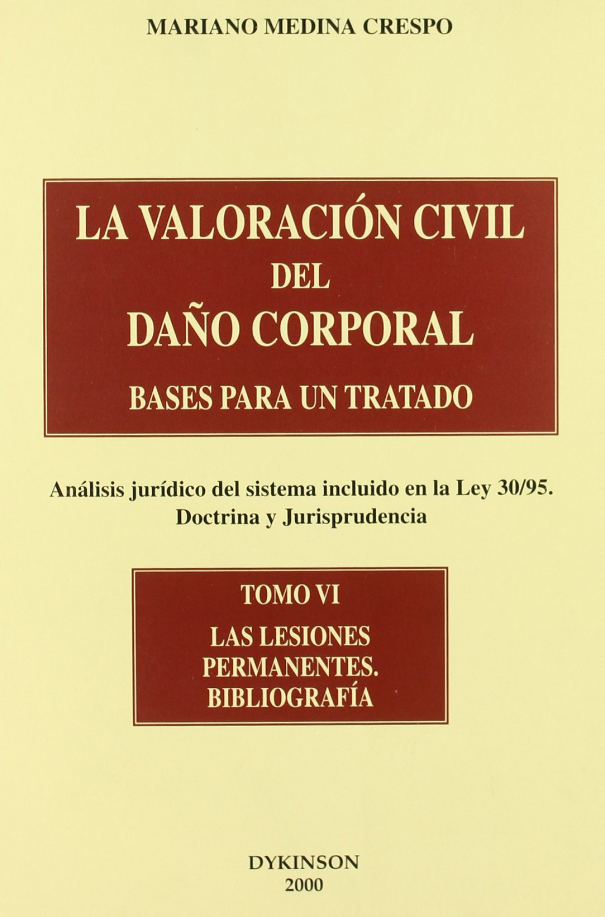 Bases para un tratado, análisis jurídico del sistema incluido en la Le - Medina Crespo, Mariano