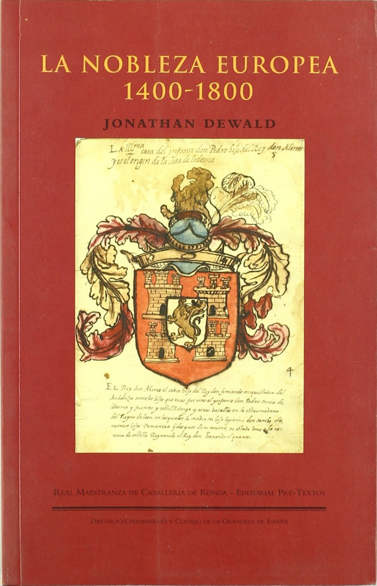 áLa nobleza europea 1400-1800 - Dewald, Jonathan