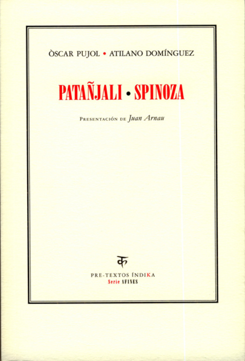 Patañjali-Spinoza - Pujol, Òscar