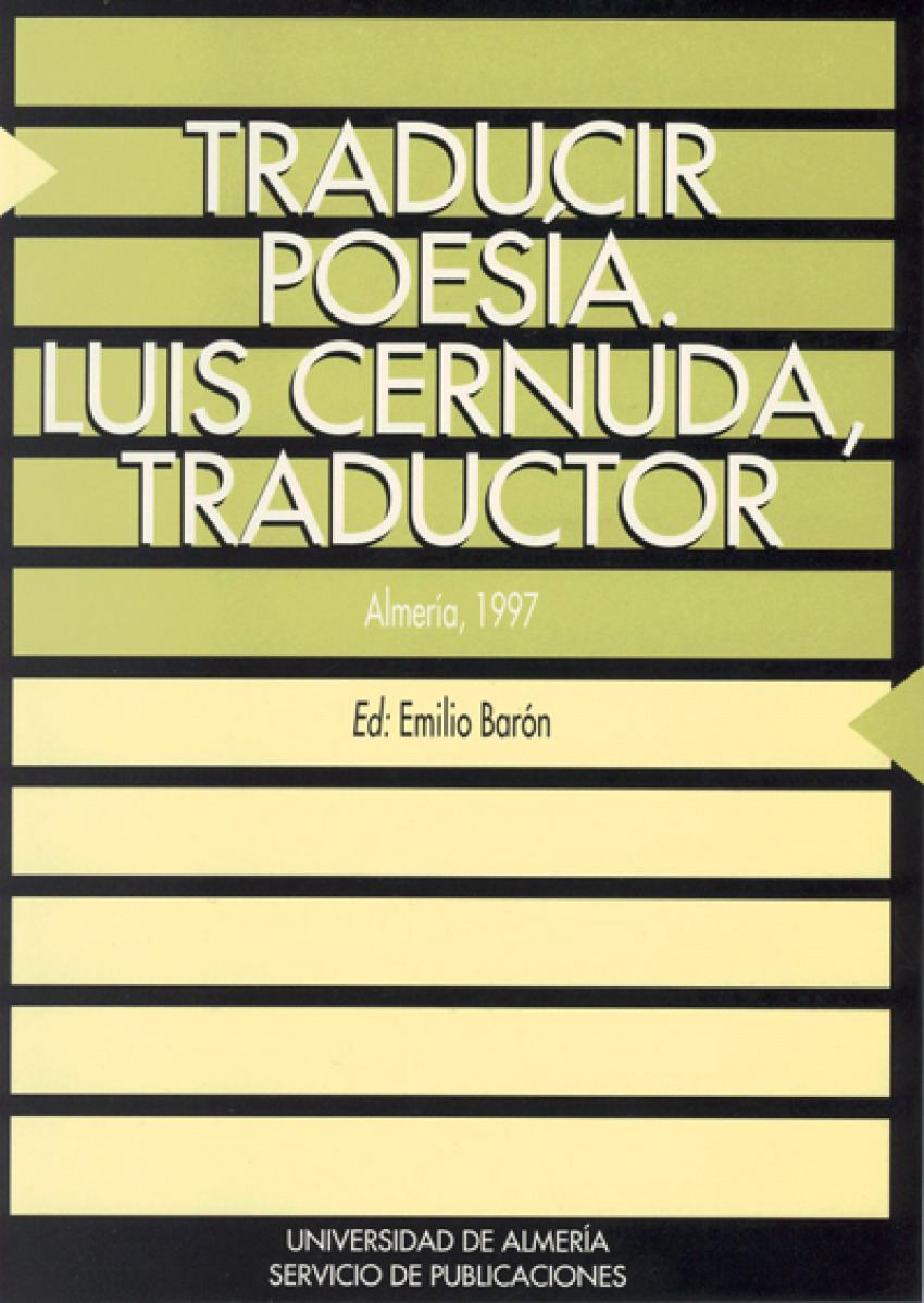 Traducir Poes�a. Luis Cernuda, Traductor