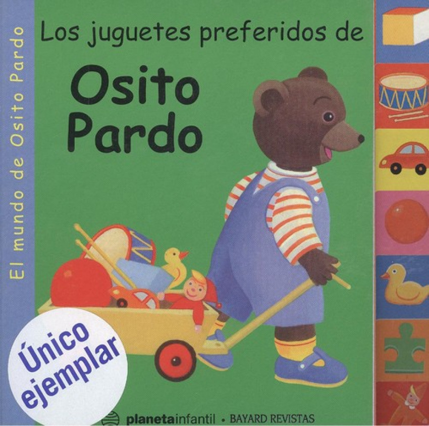 Los juguetes preferidos del Oso Pardo