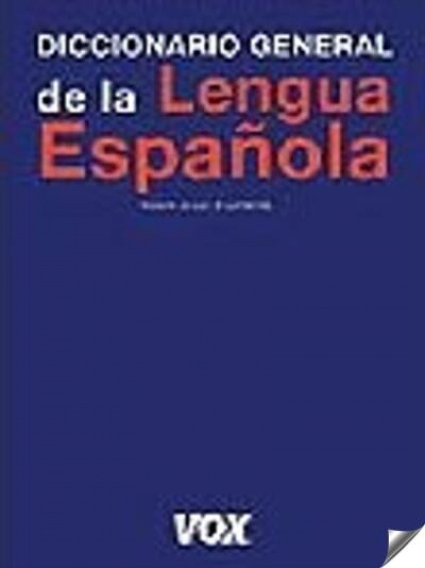 DICCIONARIO GENERAL DE LA LENGUA ESPAÑOLA + CD ROM