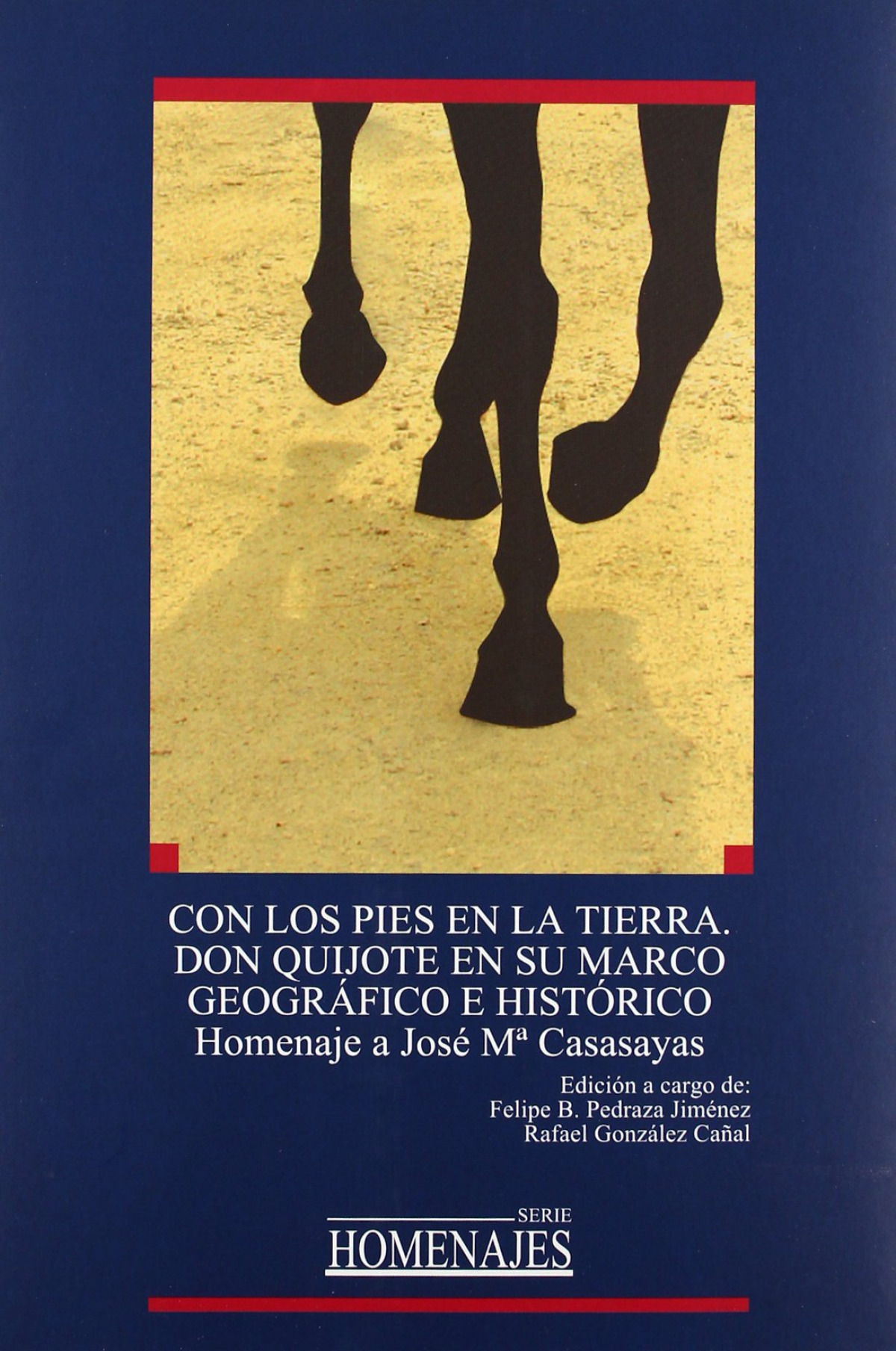 Con los pies en la tierra. Don Quijote en su marco geográfico e histór - Pedraza Jiménez, Felipe B. / González Cañal, Rafael