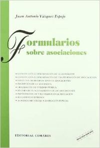 Formularios sobre asociaciones - Vázquez Espejo, Juan Antonio