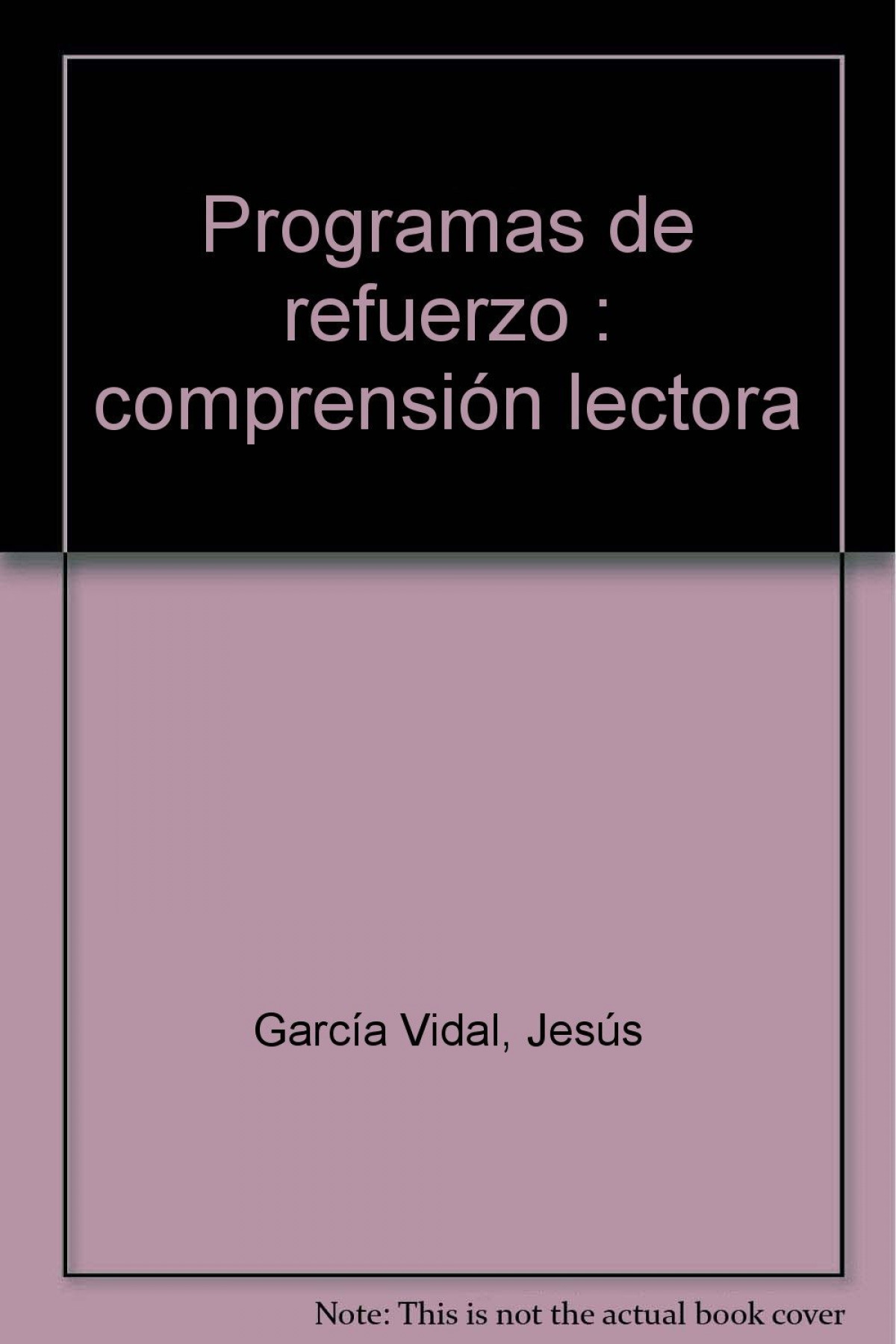 Comprensión lectora COMPRENSIÓN LECTORA - Garcia Vidal, Jesus