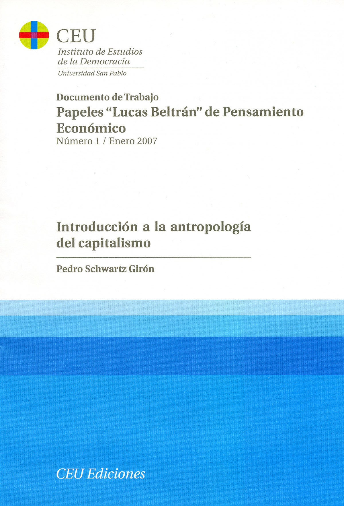 INTRODUCCION A LA ANTROPOLOGIA DEL CAPIT