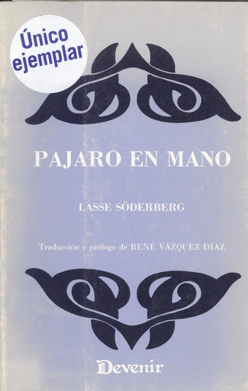 P�JARO EN MANO.(POESIA)