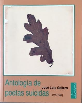 Antolog�a de poetas suicidas