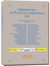 Observatorio de Pol�ticas Ambientales 2012