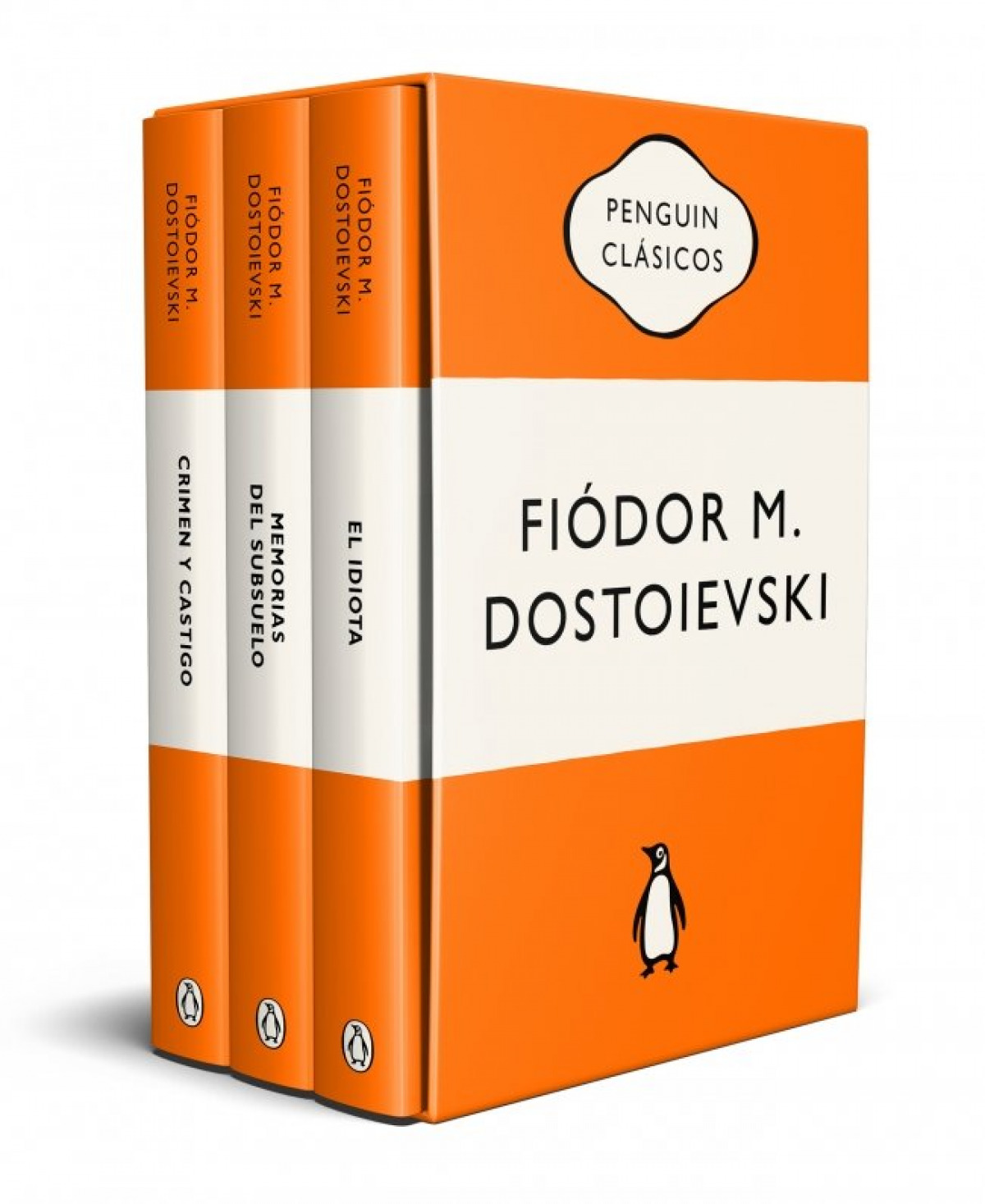 Estuche Dostoievski (contiene: Crimen y castigo , Memorias del subsuelo , El idiota)