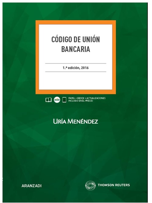 Codigo de union bancaria (papel + e-book) - Aguilar Alonso, Isabel/Albuerne González, Carolina
