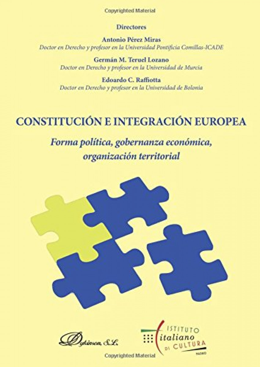 ConstituciÓn e integraciÓn europea - Perez Miras, Antonio
