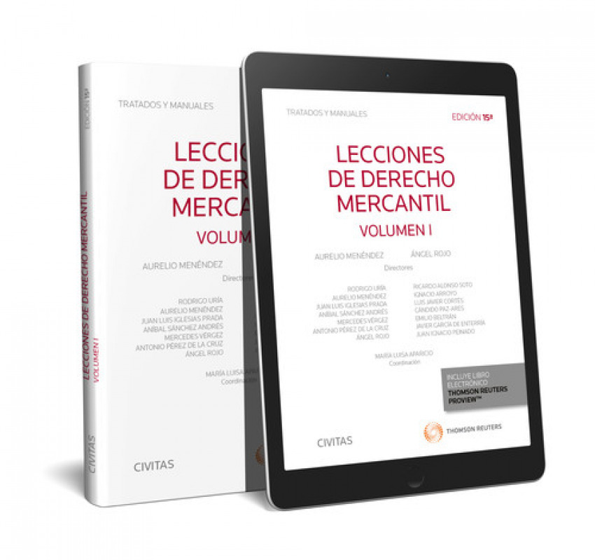 Lecciones de Derecho Mercantil Volumen I - Menendez Aurelio, Menendez