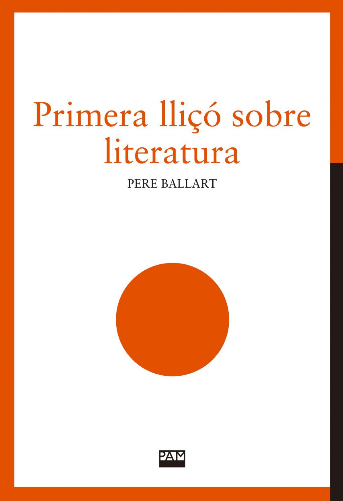 Primera lli�� sobre literatura