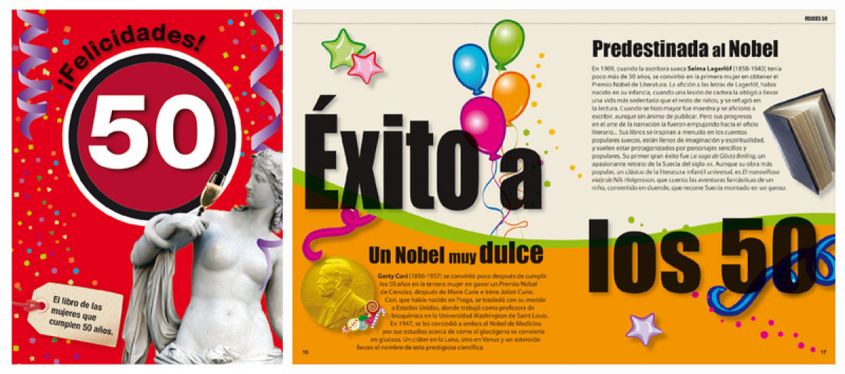 FELICIDADES 50 -MUJER EL LIBRO DE LAS MUJERES QUE CUMPLEN 50