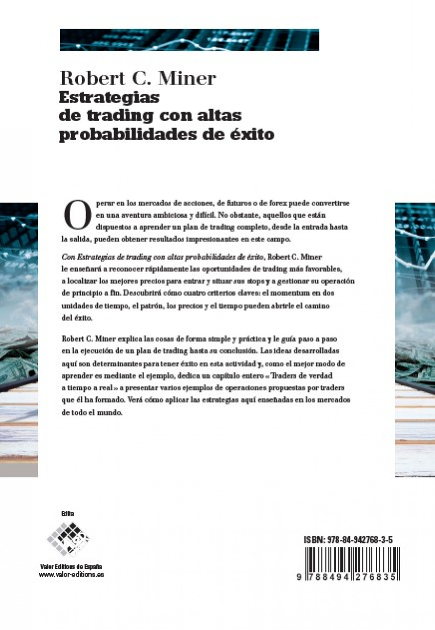 Estrategias de trading con altas probabilidades de Èxito - Miner, Robert C.