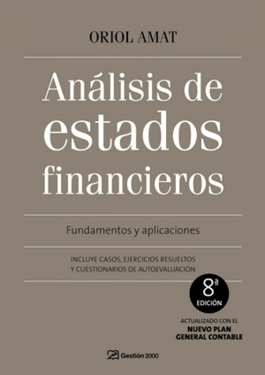 Análisis de estados financieros 8ª Edición - Oriol Amat