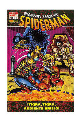 Marvel Team Up 4, Spiderman libros, �Tigra, tigra, ardiente brillo!
