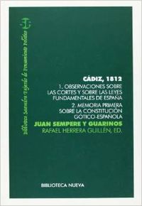 Cadiz 1812 - Sempere Y Guarinos,Juan