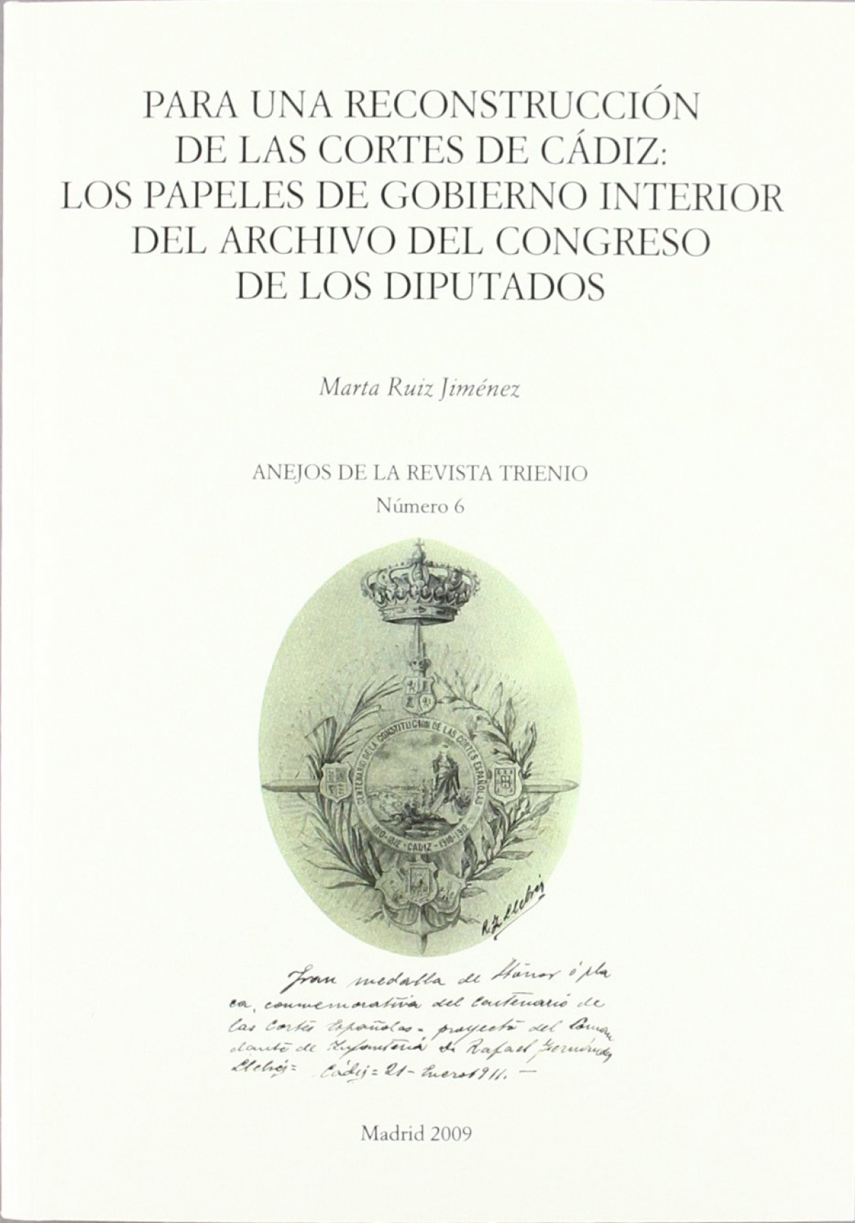 Para la reconstrucción de las Cortes de Cádiz - Ruiz Jiménez, Marta