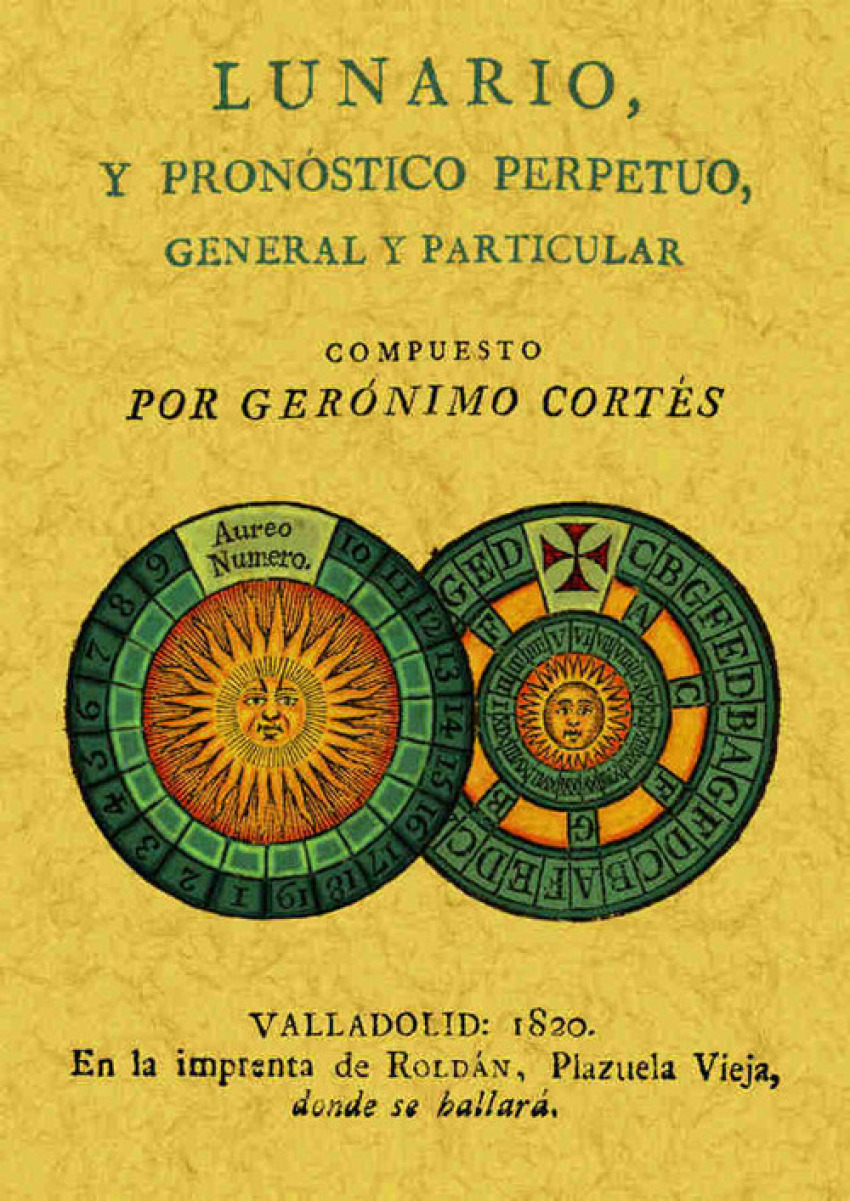 Lunario y pronostico perpetuo - Cortes, Geronimo