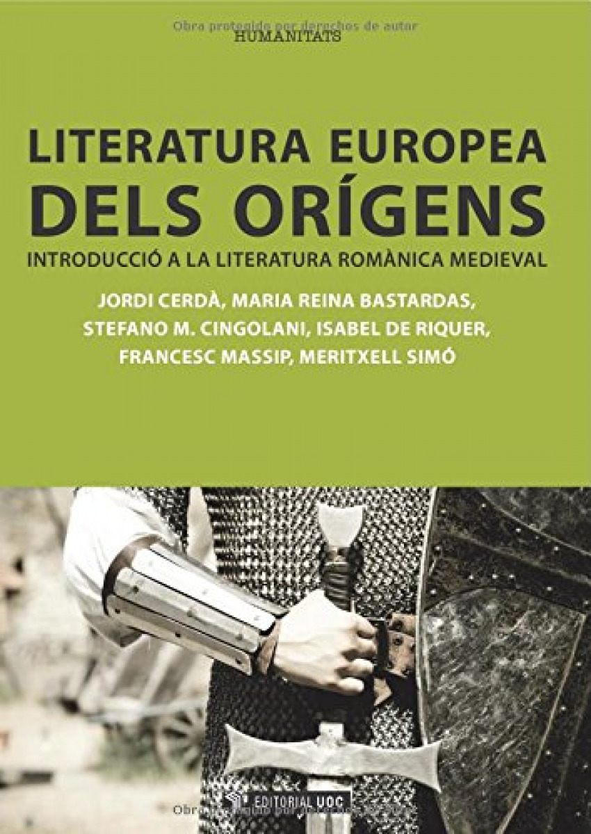 Literatura europea dels orígens. Introducció a la literatura románica - Vv.Aa.