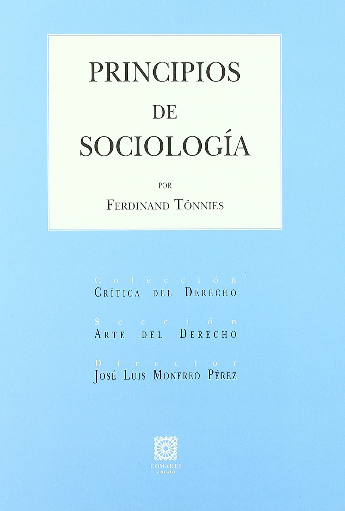 Principios de sociología - Tonnies, Ferdinand