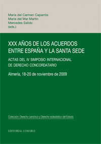 XXX años de los acuerdos entre España y la Santa Sede - Vv.Aa.