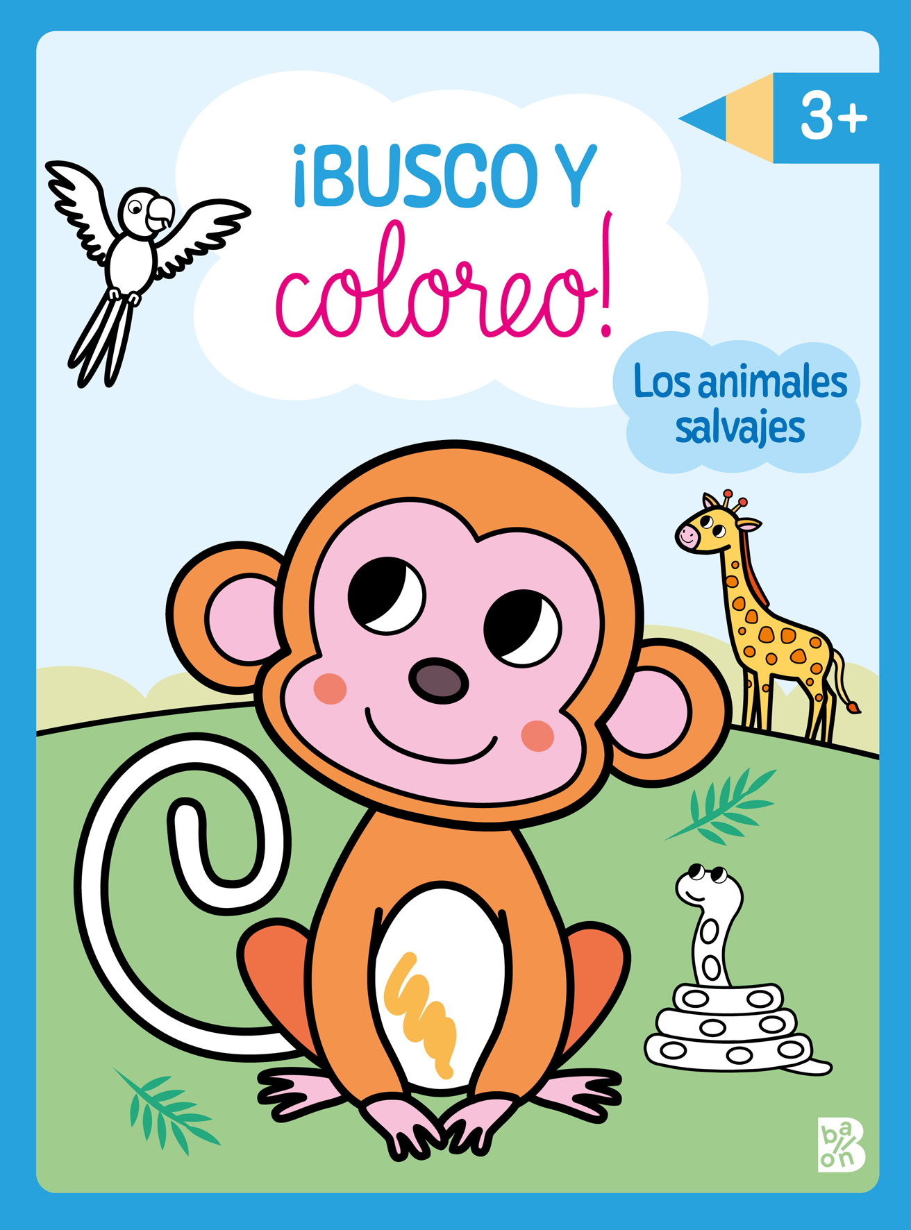 busco y coloreo - los animales salvajes