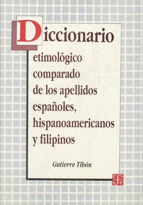 Diccionario etimologico apellidos - Tibon