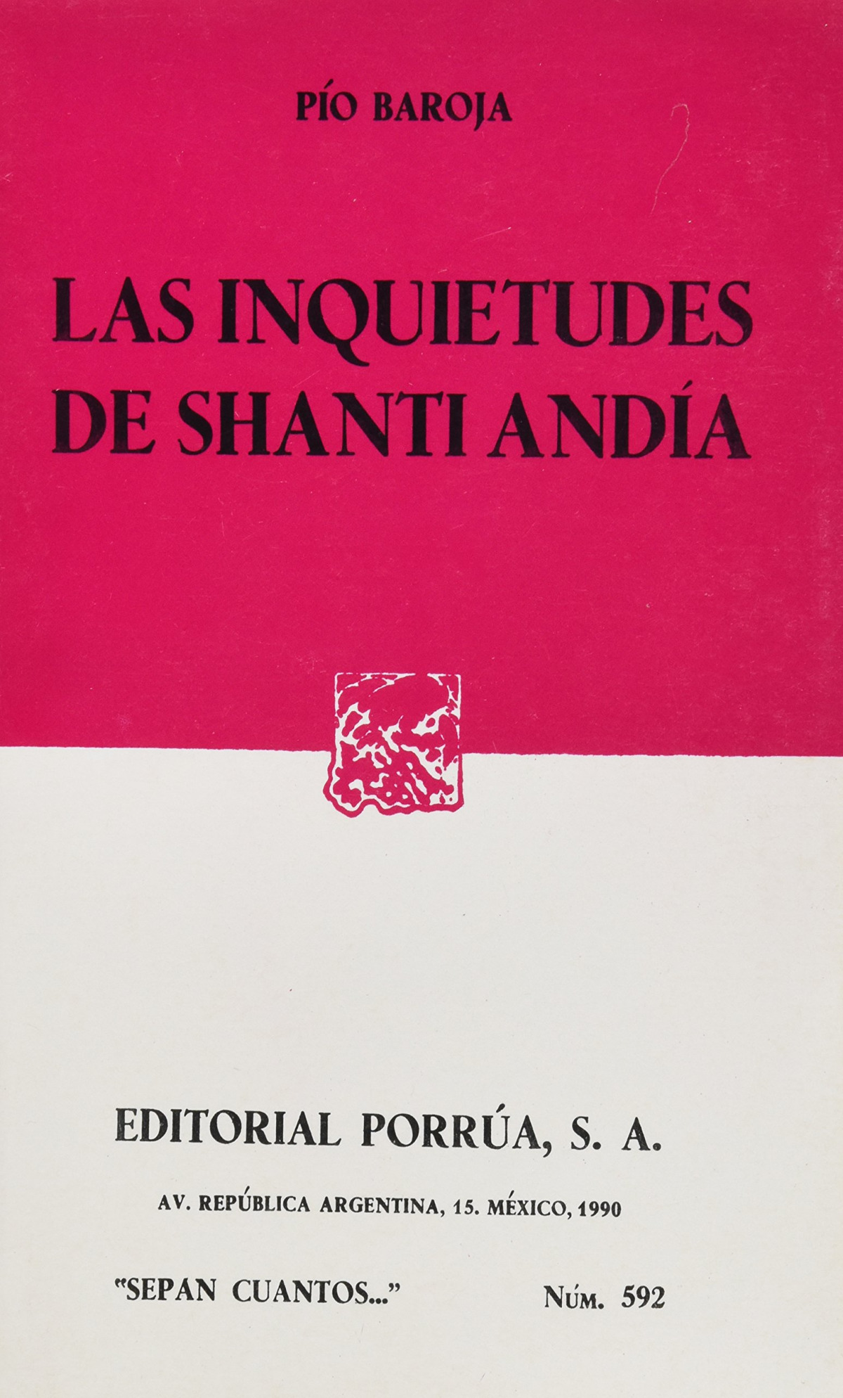 Inquietudes de shanti andia, las - Baroja, Pio