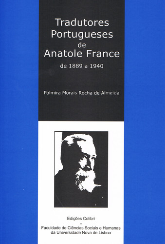 Tradutores portugueses de anatole france- de 1889 a 1940 - Morais Rocha de Almeida, Palmira