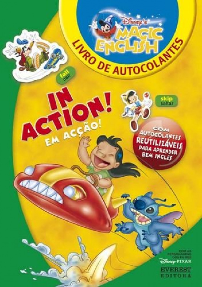 In action! / em acÇÃo! livro de autocolantes - Vv.Aa.