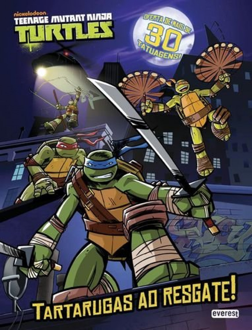 Teenage mutant ninja turtles: tartarugas ao resgate! livro de atividad - Vv.Aa.