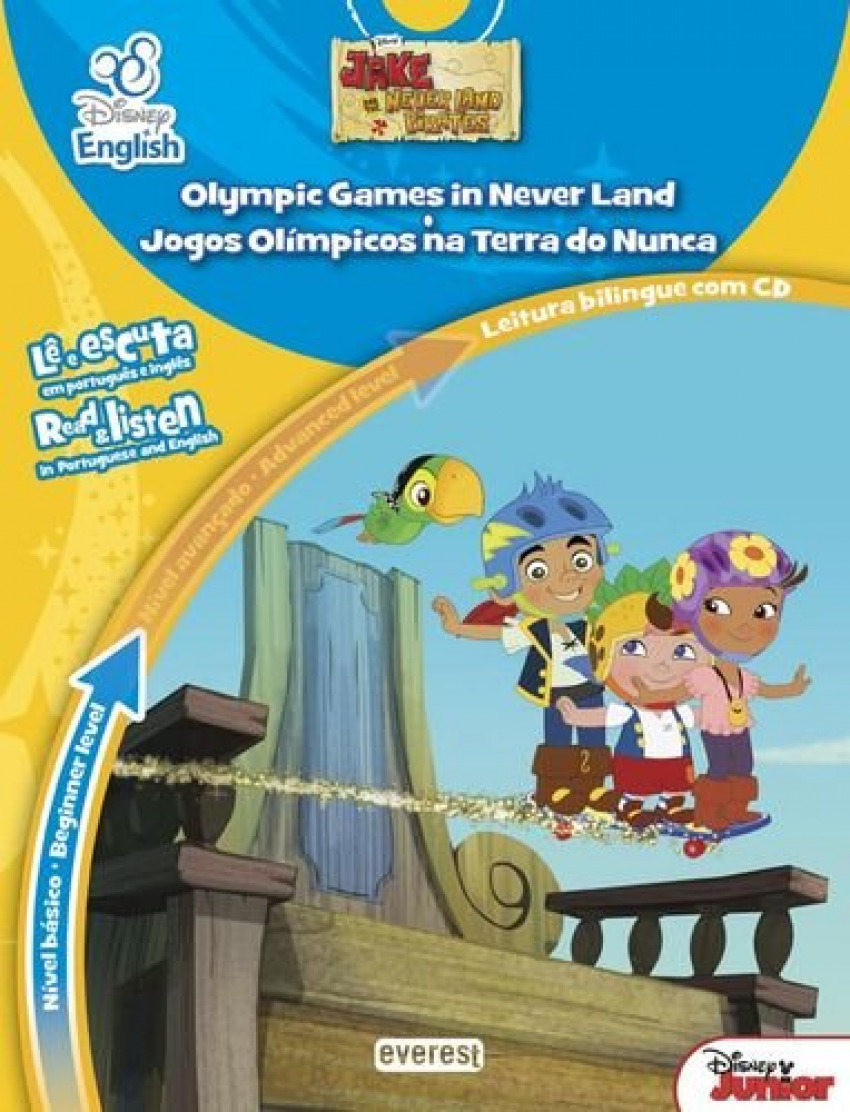 Disney english: jogos olimpicos na terra do nunca/jake and the never l - Vv.Aa.