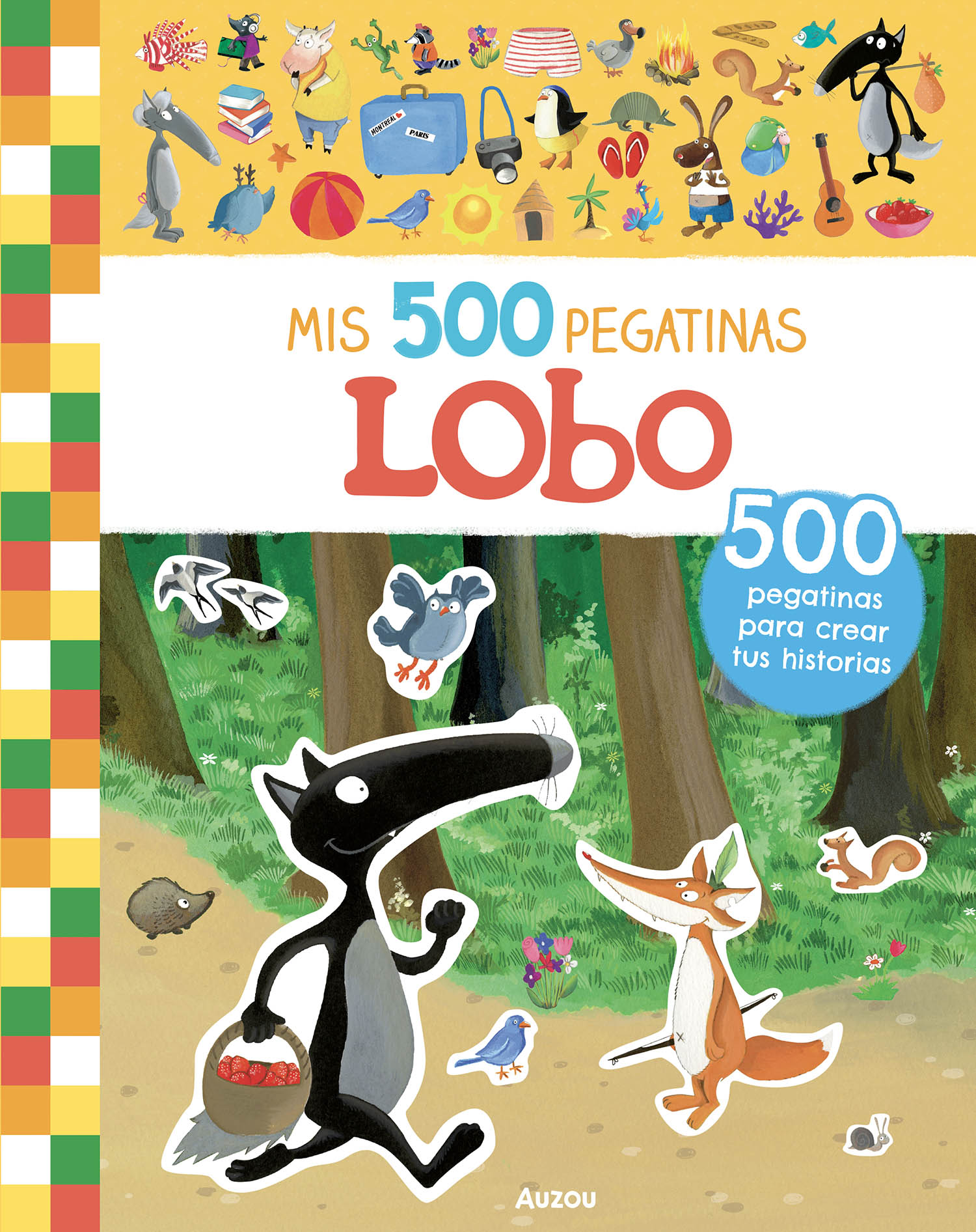 MIS 500 PEGATINAS DE LOBO