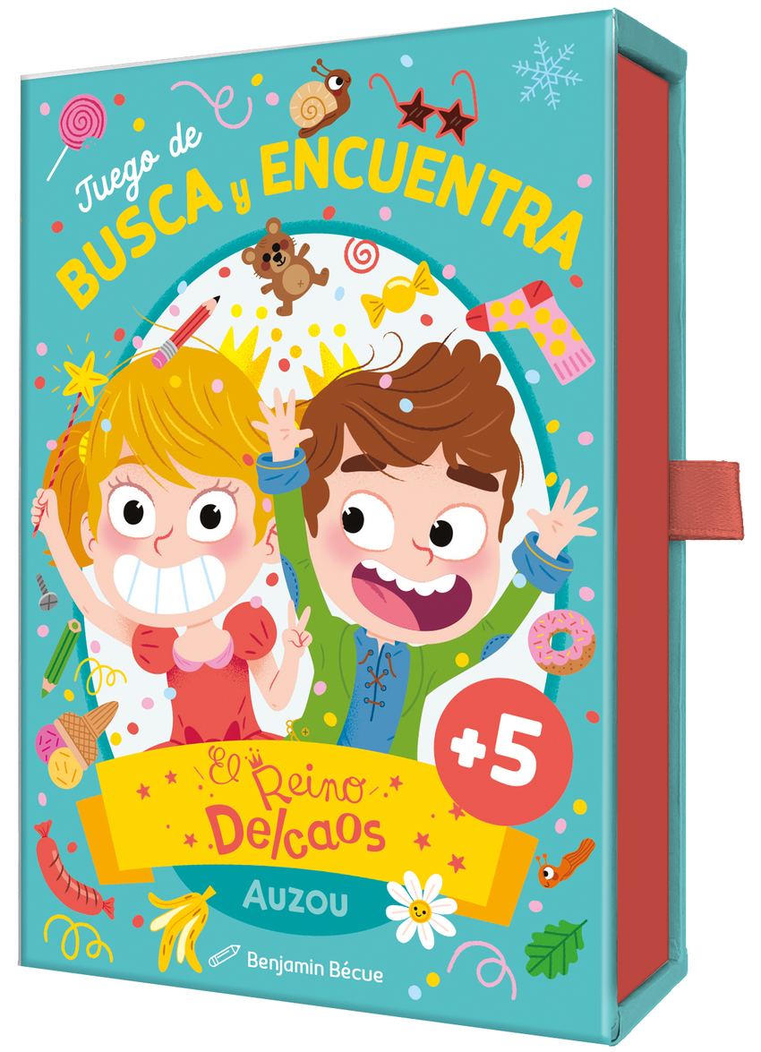 Busca y encuentra en el Reino Delcaos. Juego de cartas