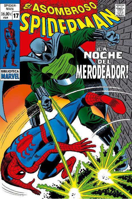 El asombroso spiderman 17 1969-70, biblioteca marvel