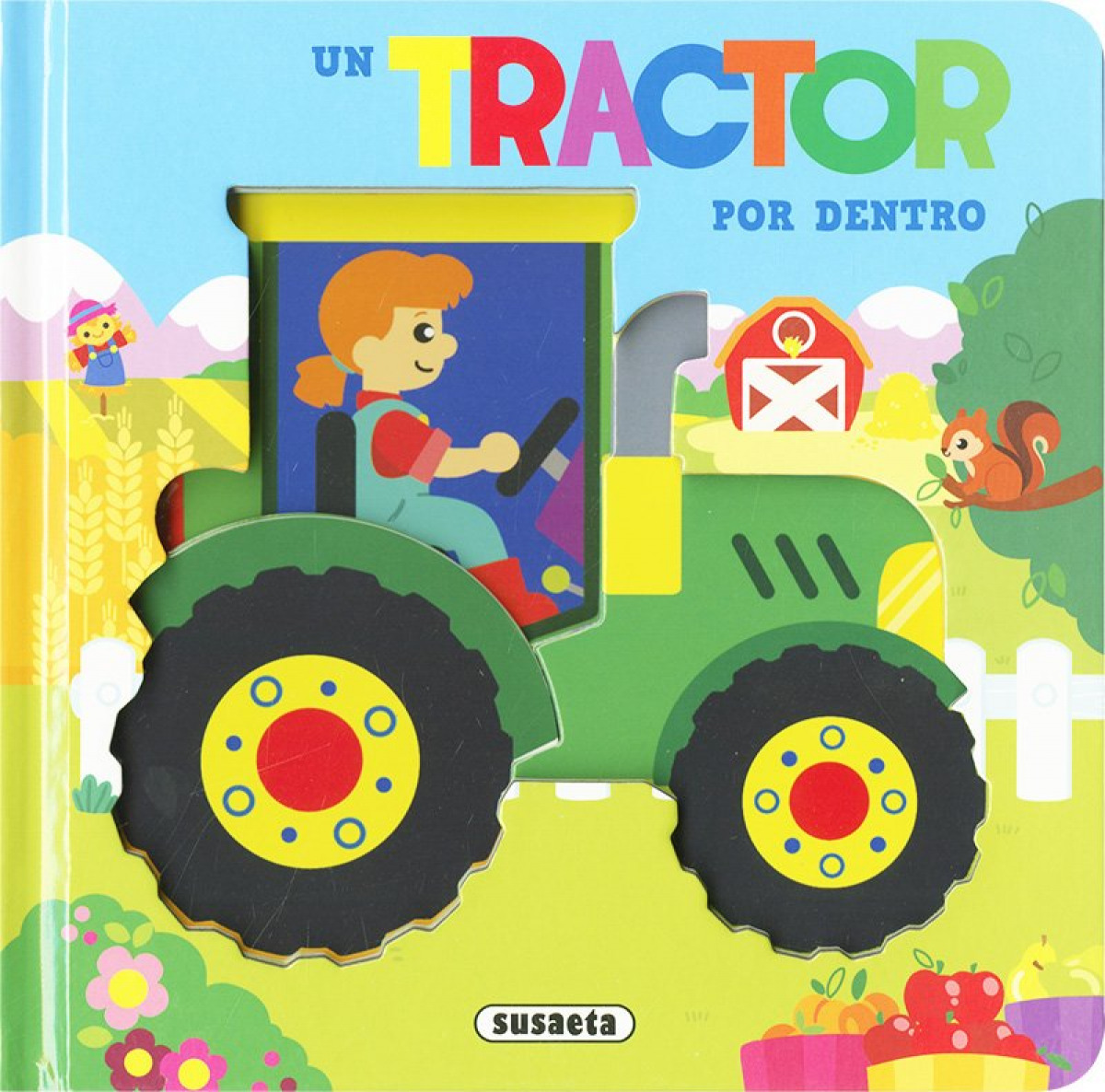 un tractor por dentro