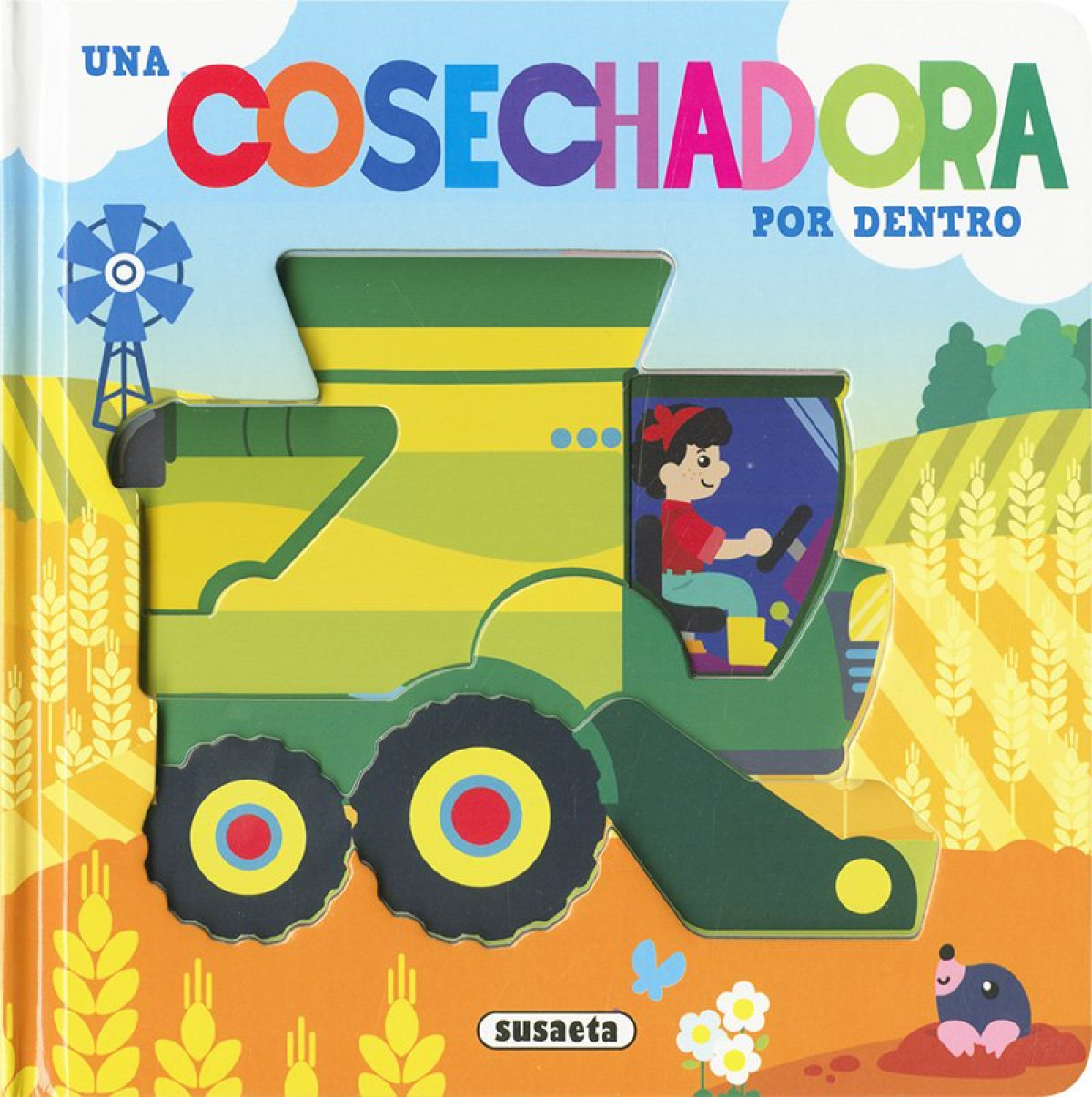una cosechadora por dentro
