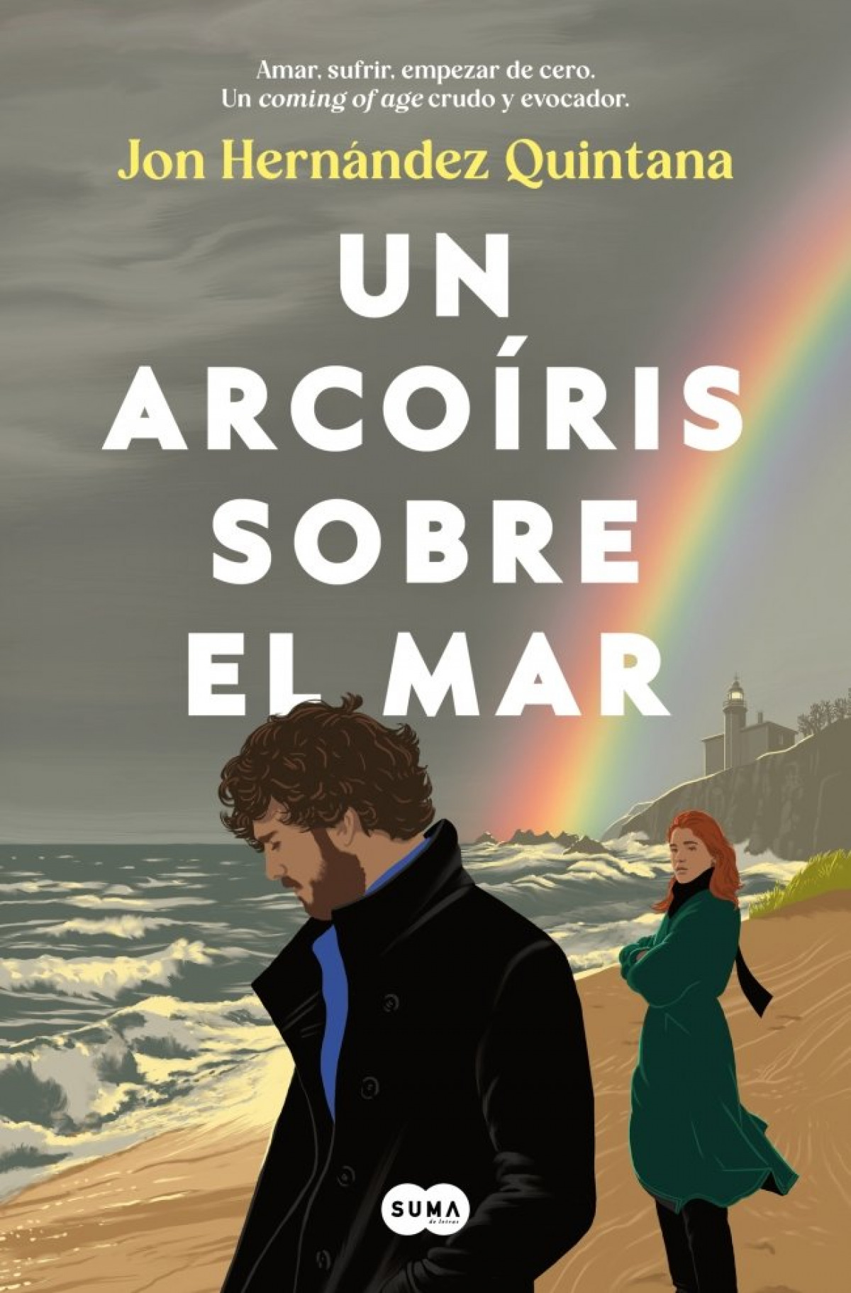Un arco�ris sobre el mar