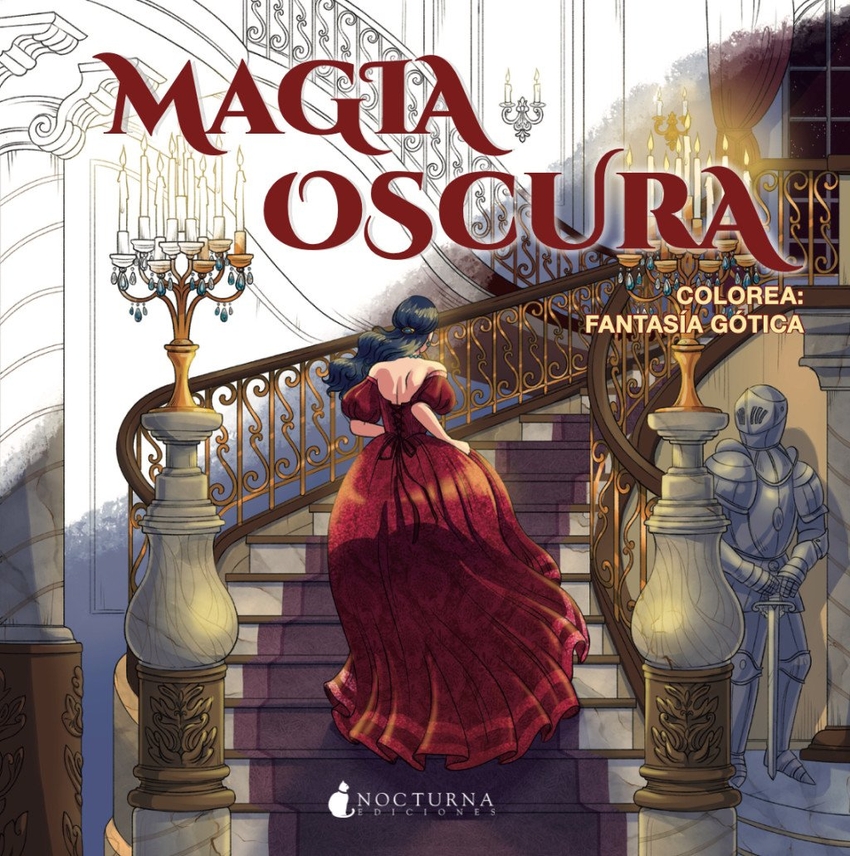 magia oscura colorea fantasia gotica