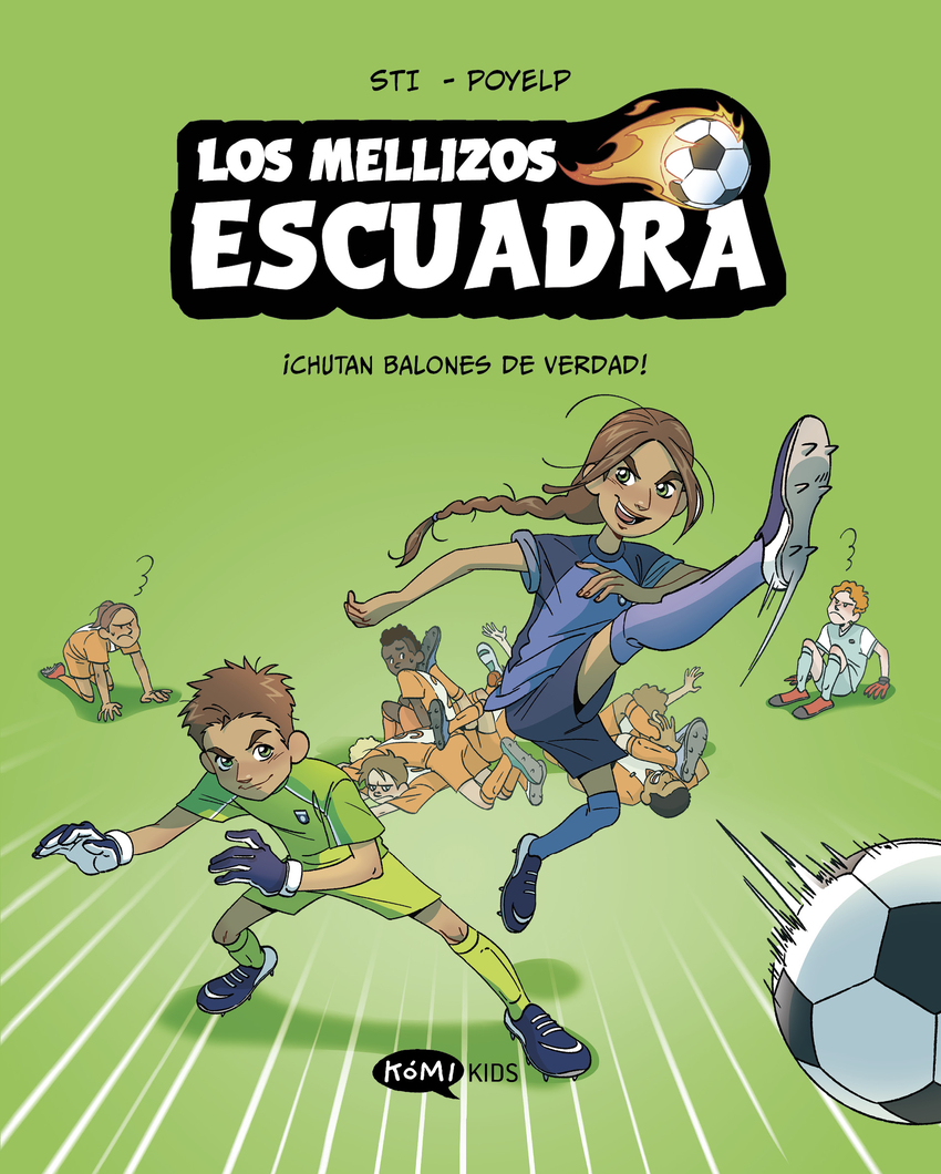 Los mellizos Escuadra 1. �Chutan balones de verdad!