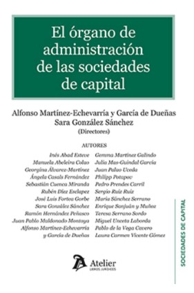 ORGANO DE ADMINISTRACION DE LAS SOCIEDADES DE CAPITAL, EL