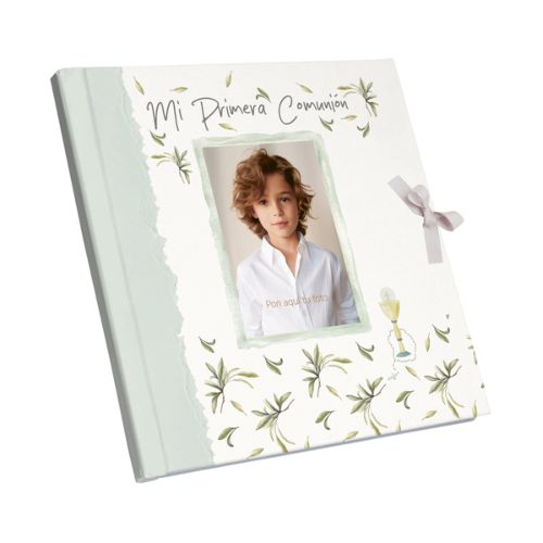 LIBRO FOTOS COMUNION NI�O HOJAS
