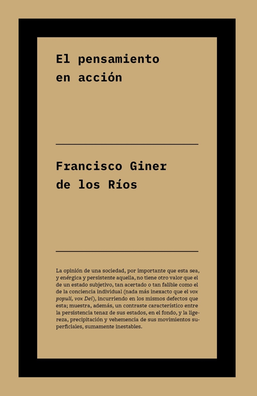 El pensamiento en acci�n